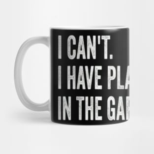 I Can't I Have Plans In The Garage Funny Car Mechanic Mug